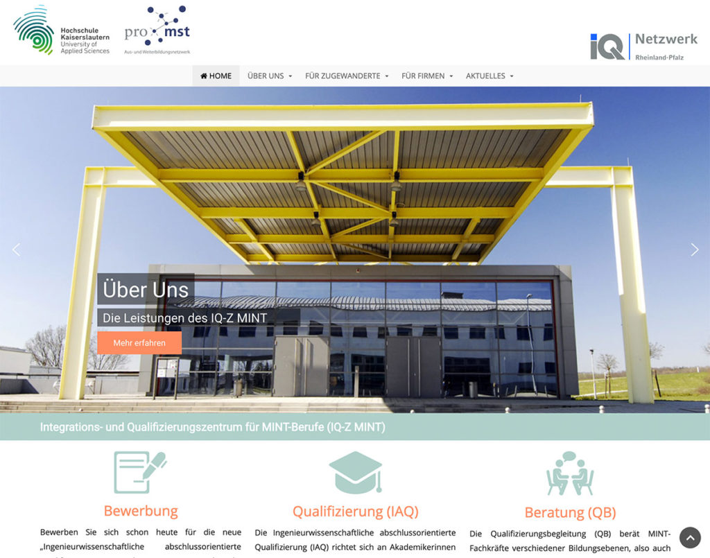 IQZMINT Webseite