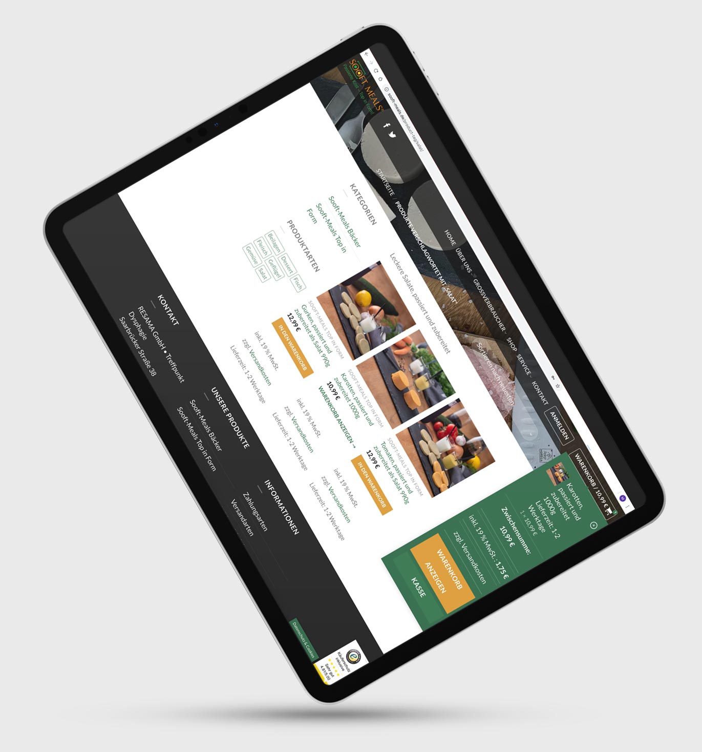 Bild von Sooft-Meals auf dem ipad